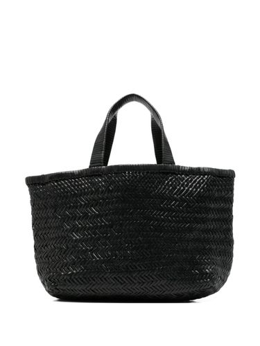 MANEBI Medium Leather Tote Bag - MANEBI - Modalova