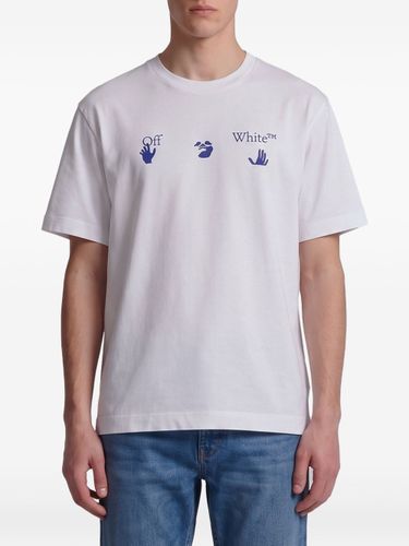 Off Bacco Arrow Skate Cotton T-Shirt - Off White - Modalova