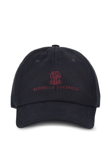Logo Cotton Baseball Cap - Brunello Cucinelli - Modalova