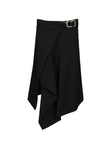 The Attico Wool Midi Skirt - The Attico - Modalova