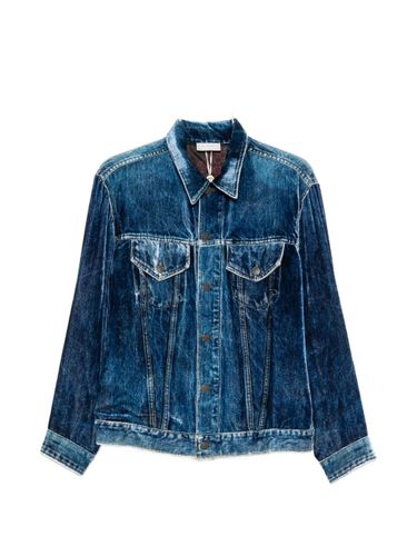 Denim Print Jacket - Pierre Louis Mascia - Modalova