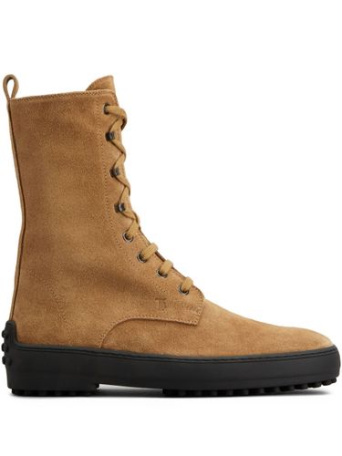 Tod's Gommino Leather Laced Boots - Tod's - Modalova