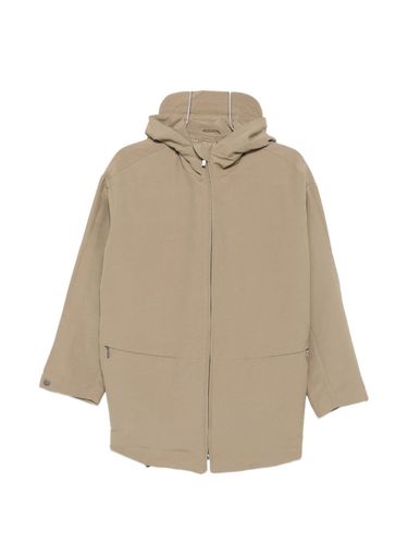 Cotton Blend Blouson Jacket - Emporio Armani - Modalova