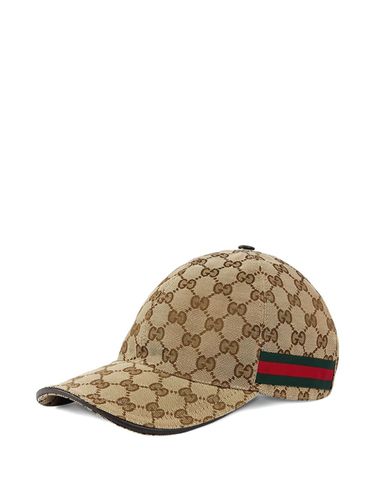 Gucci Web Detail Gg Baseball Cap - Gucci - Modalova