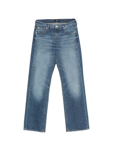 Low Straight Denim Jeans - 7 FOR ALL MANKIND - Modalova