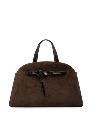 Romy Suede Leather Boston Bag - Tory Burch - Modalova