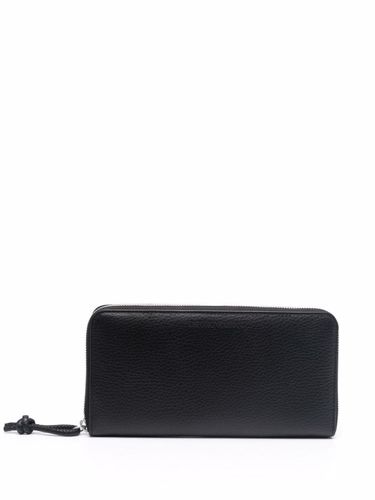 Leather Continental Wallet - Emporio Armani - Modalova