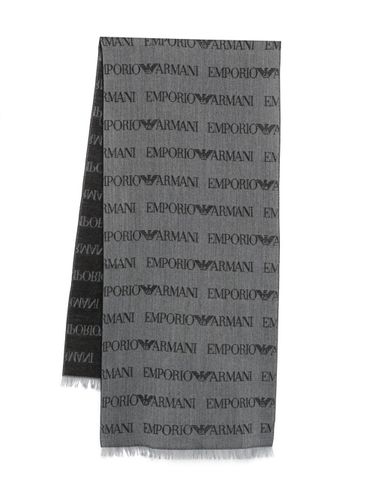 Emporio Armani Wool Blend Scarf - Emporio Armani - Modalova