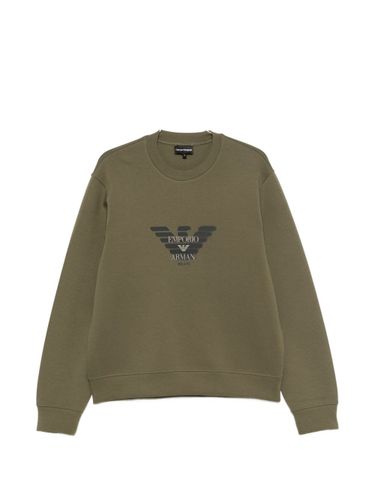 Logo Cotton Sweatshirt - Emporio Armani - Modalova