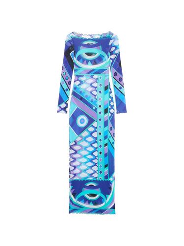 Pucci Printed Tulle Long Dress - Pucci - Modalova