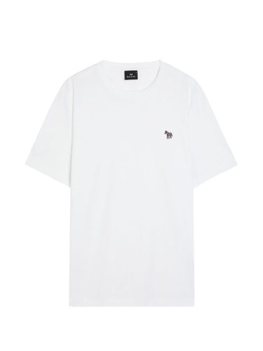 Zebra Logo Cotton T-Shirt - PS PAUL SMITH - Modalova