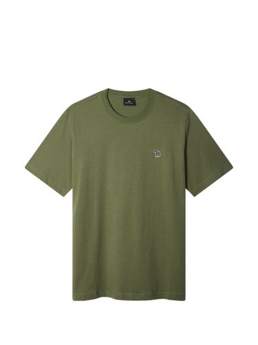 Zebra Logo Cotton T-Shirt - PS PAUL SMITH - Modalova