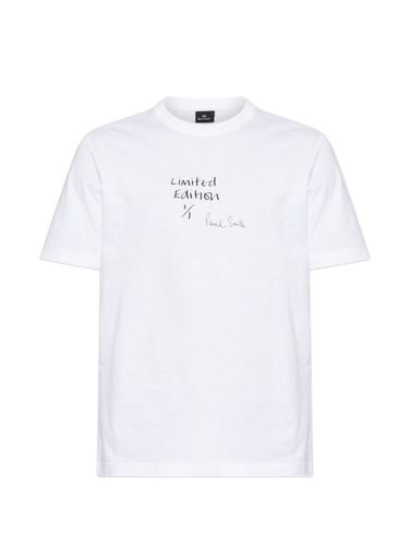 Limited Edition Cotton T-Shirt - PS PAUL SMITH - Modalova