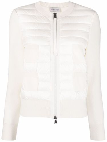 Wool And Nylon Padded Cardigan - Moncler - Modalova