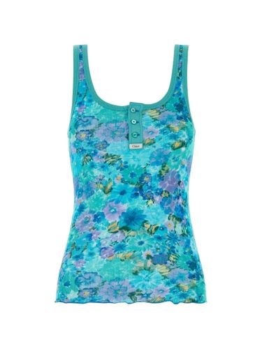 Chloé Printed Ribbed Top - Chloé - Modalova