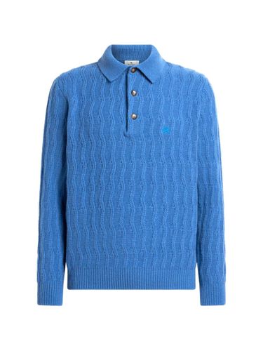 Etro Cashmere Polo Shirt - Etro - Modalova