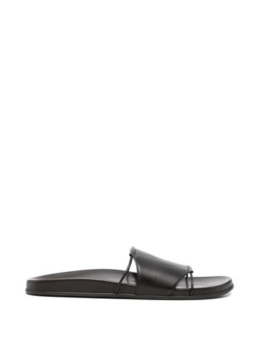 Vivienne Leather Slide Sandals - The Row - Modalova