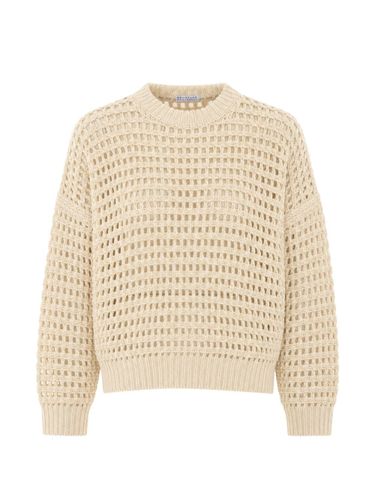 Wool And Cashmere Open-Knit Sweater - Brunello Cucinelli - Modalova