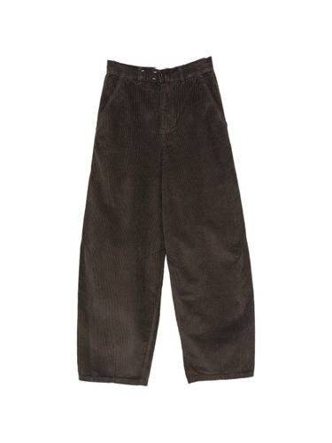Alysi Velvet Barrel Trousers - Alysi - Modalova