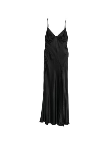 ALBERTA FERRETTI Satin Long Dress - ALBERTA FERRETTI - Modalova