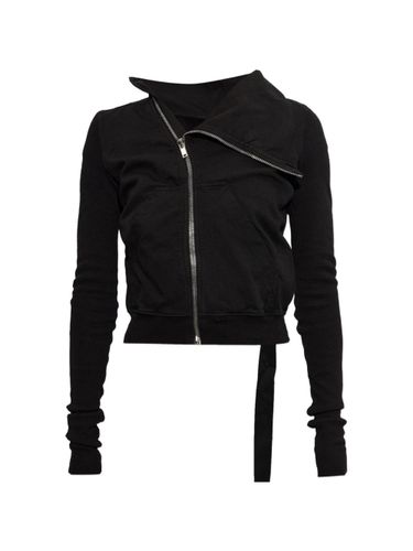 Cotton Zipped Sweatshirt - RICK OWENS DRKSHDW - Modalova