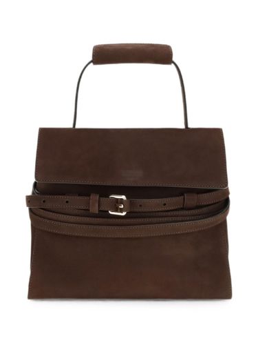 Moschino Tie Me Leather Handbag - Moschino - Modalova