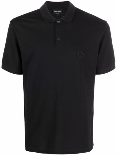 Piquet Cotton Polo Shirt - Giorgio Armani - Modalova