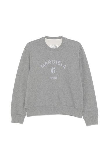 Logo Cotton Sweatshirt - MM6 Maison Margiela - Modalova