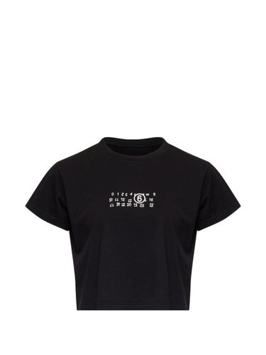 Logo Cotton T-Shirt - MM6 Maison Margiela - Modalova