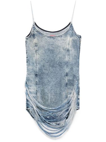 Diesel Denim Print Mini Dress - Diesel - Modalova
