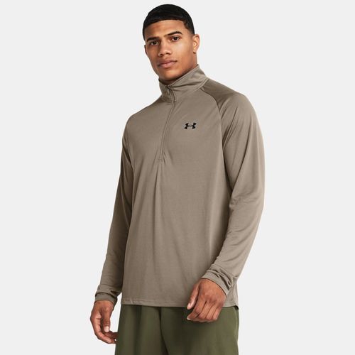 Haut à manches longues et ½ zip Tech™ Taupe Dusk / Noir S - Under Armour - Modalova