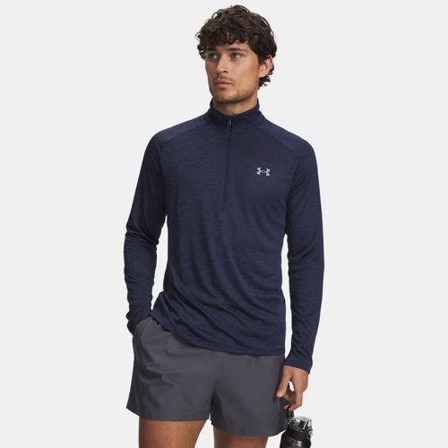 Haut à manches longues et zip ½ Tech™ Royal / Graphite M - Under Armour - Modalova