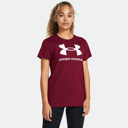 Haut à manches courtes avec logo Rival Cardinal / Blanc L - Under Armour - Modalova