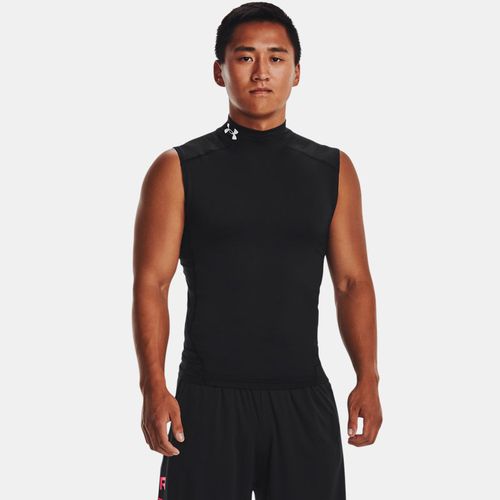 Baselayer à col montant et sans manches HeatGear® / Blanc L - Under Armour - Modalova