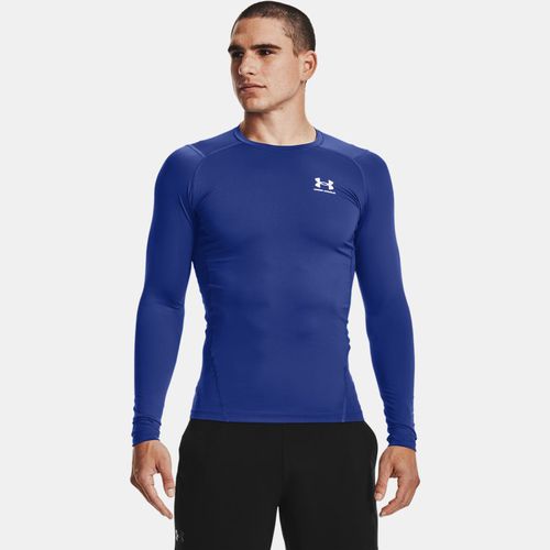 Haut à manches longues HeatGear® Royal / Blanc L - Under Armour - Modalova