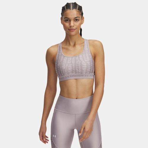 Brassière de sport imprimé à dos croisé et maintien modéré Armour® Dawn / Tetra / Tetra M - Under Armour - Modalova