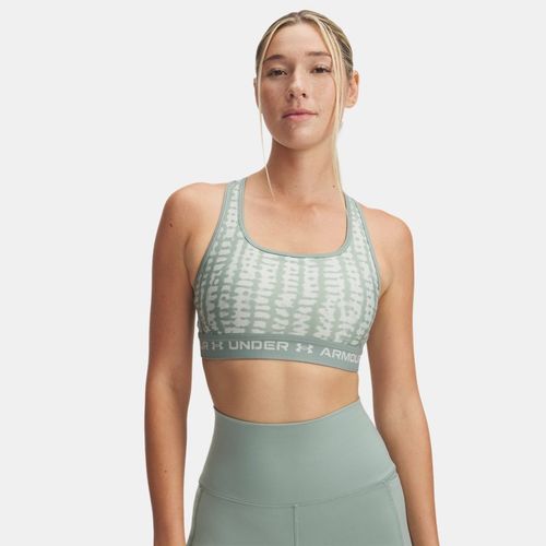 Brassière de sport imprimé à dos croisé et maintien modéré Armour® Silica / Hydro / Hydro S - Under Armour - Modalova