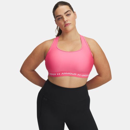 Brassière de sport à dos croisé et maintien modéré Armour® Super / Blanc 1X - Under Armour - Modalova