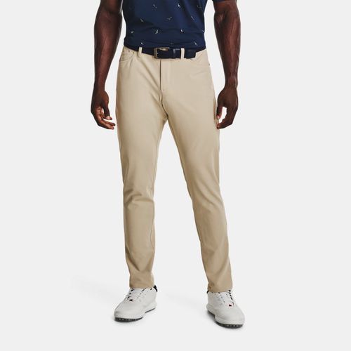 Pantalon 5 poches Drive Khaki Base / Blanc 32/32 - Under Armour - Modalova