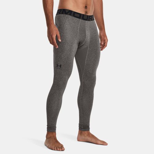 Legging ColdGear® Charcoal Light Heather / Noir L - Under Armour - Modalova