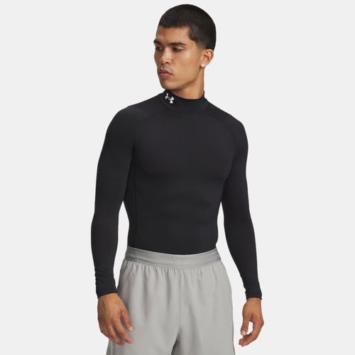 Baselayer à col montant et manches longues HeatGear® / Blanc M - Under Armour - Modalova