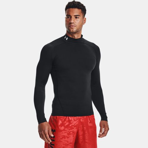 Haut à col montant et manches longues HeatGear® / Blanc XXL - Under Armour - Modalova