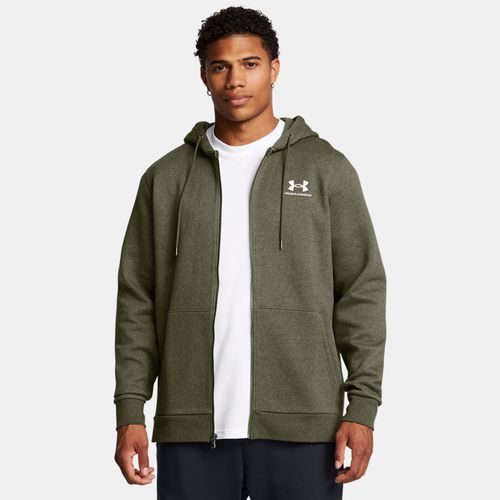 Sweat à capuche entièrement zippé Icon Fleece Marine OD / Blanc L - Under Armour - Modalova