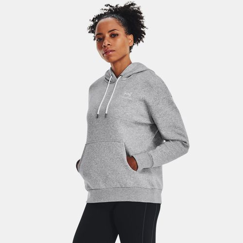 Sweat à capuche Essential Fleece Mod Light Heather / Blanc M - Under Armour - Modalova