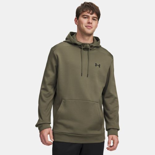 Sweat à capuche Armour Fleece® Marine OD / Noir XXL - Under Armour - Modalova