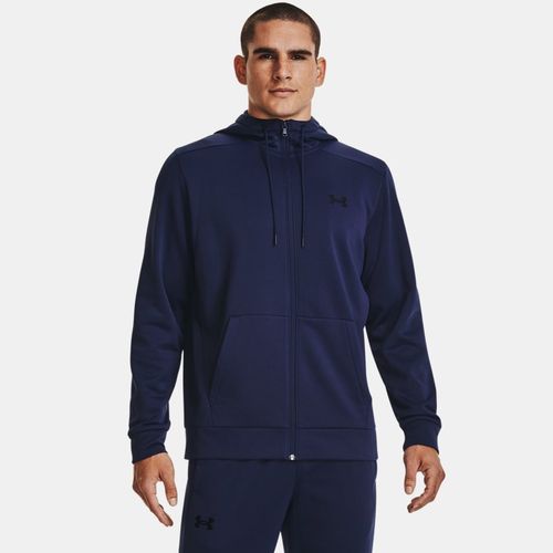 Sweat à capuche entièrement zippé Armour Fleece® Midnight Marine / Noir S - Under Armour - Modalova