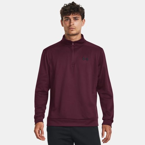 Haut ¼ zip Armour Fleece® Marron foncé / Noir XS - Under Armour - Modalova