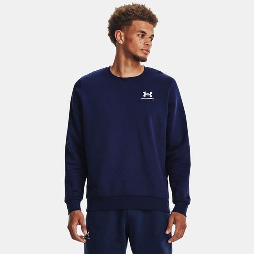 Haut à col ras du cou Icon Fleece Midnight Marine / Blanc XXL - Under Armour - Modalova