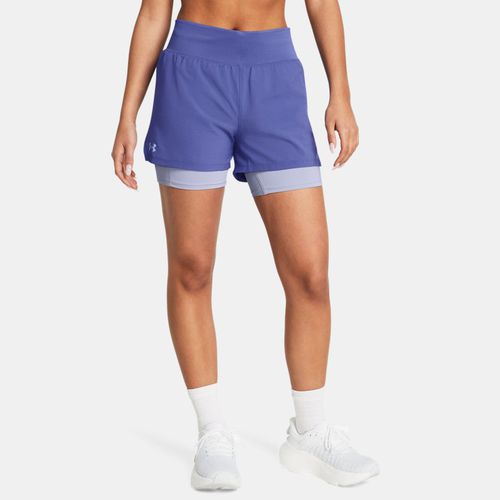 Short Run Stamina 2-en-1 Starlight / Celeste / réfléchissant L - Under Armour - Modalova