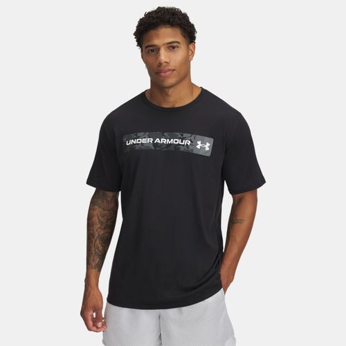 T-shirt à manches courtes Camo Chest Stripe / Marine OD Vert / Blanc M - Under Armour - Modalova